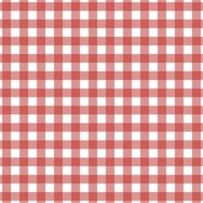 Gingham - Poppy Red - Small