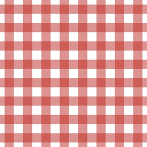 Gingham - Poppy Red - Medium