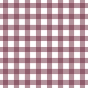 Gingham - Wine - Medium