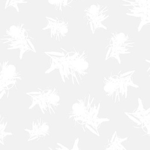 DesignerMim Protea Silhouette Pattern Grey