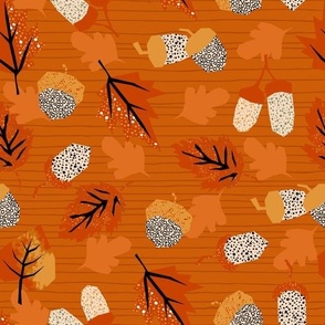 Abstract Autumn Orange