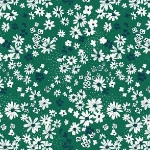 Daisy Spray Ditsy Emerald