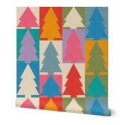 Vintage Christmas Geometry Collection - MCM Holiday Shapes N.003 / Large