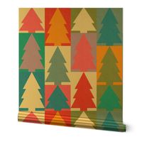 Vintage Christmas Geometry Collection - MCM Holiday Shapes N.003 / Large