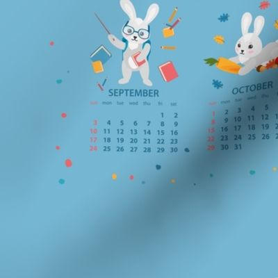 2023 Calendar with cute Rabbit