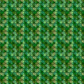 Dragon scales green