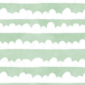 Clouds Lines - Mint Green_medium