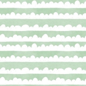Clouds Lines - Mint Green_small