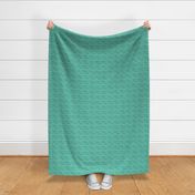 Emerald Green Broad Horizontal Stripes - Ditsy Scale - Watercolor Textured Bright Jade Green