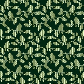 Abstract Green Robin on Sacramento Green | Small Scale