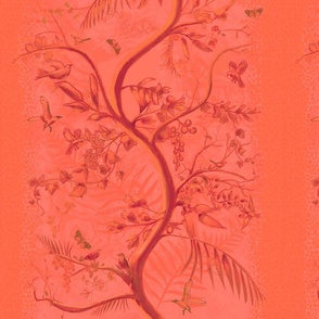 TREE OF LIFE 
BURNT ORANGE/RED