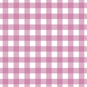 Gingham - Peony - Medium