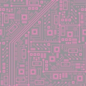 Robotika Circuit Board (Pink and Gray)