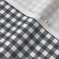 Gingham - Charcoal - Small