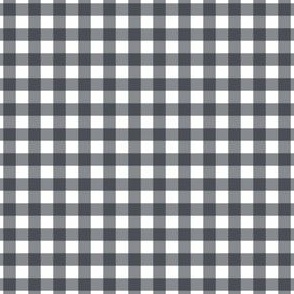 Gingham - Charcoal - Small