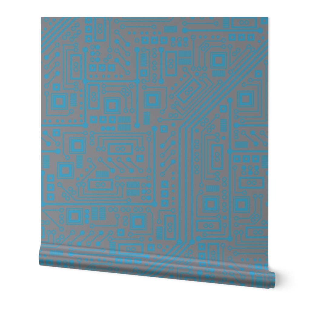 Robotika Circuit Board (Blue and Gray)