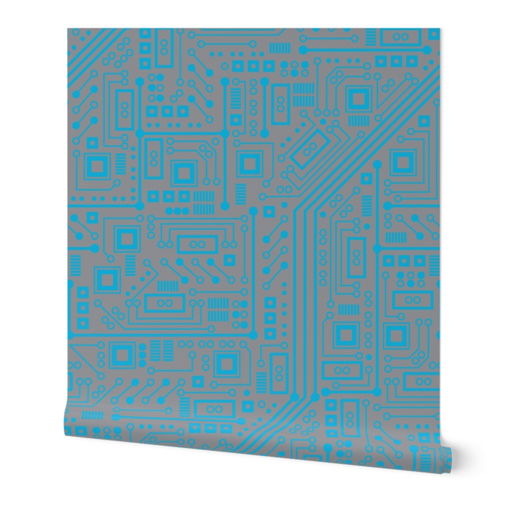 Robotika Circuit Board (Blue and Gray)