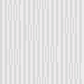 Geometric Gray Stripe 
