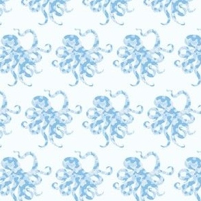 Blue Camo Ocean Octopus