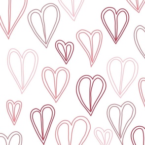 PINK AND RED HEARTS 04 LARGE