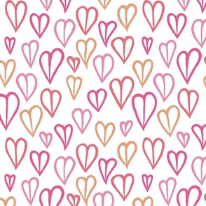 PINK AND YELLOW HEARTS 03 MEDIUM