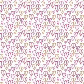 PINK AND YELLOW HEARTS 03 SMALL