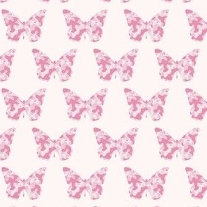 Pink Camo Butterflies