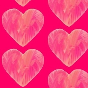 pink red heart 4