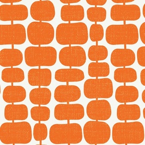 Mod Textured  Dots Orange_Small