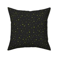 eight-bit stars in gold