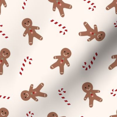 Christmas gingerbread man medium 8x8