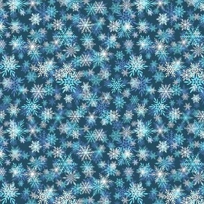 Ditsy snowflakes