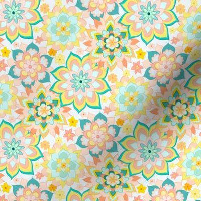 Summer Sunshine Mandala Pattern - Tiny