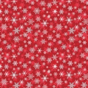 Ditsy snowflakes