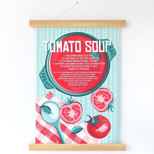 Tomato soup / Recipe Wall Hanging