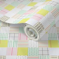 School Paper Patchwork