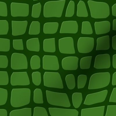 Green Crocodile Skin