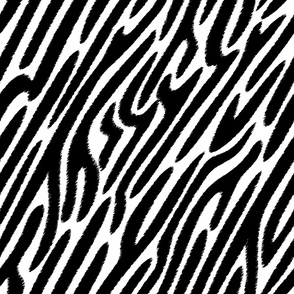 Zebra Stripes Scribble