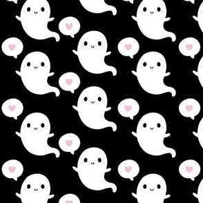 Cute Ghost - Black (Medium Scale)