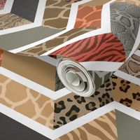 Animal Print Chevron - Safari