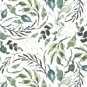 Botanical Greenery white | Renn Marie Collection