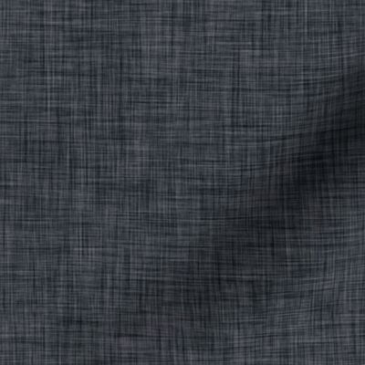 02 Graphite- Linen Texture- Dark- Petal Solids Coordinate- Solid Color- Faux Texture Wallpaper- Halloween- Witch- Spooky- Gray- Grey