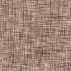 07 Cinnamon- Linen Texture- Light- Petal Solids Coordinate- Solid Color- Faux Texture Wallpaper- Brown- Terracotta Neutral Mid Century Modern- Natural Earth Tones- Fall- Autumn