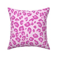 Large Pink and White Leopard Print