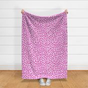 Large Pink and White Leopard Print