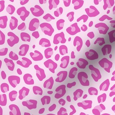 Small Pink and White Leopard Print