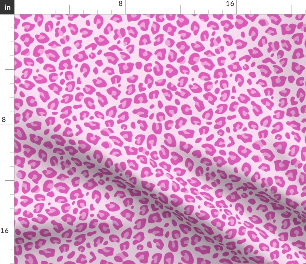 Small Pink and White Leopard Print
