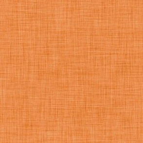 14 Carrot- Linen Texture- Dark- Petal Solids Coordinate- Solid Color- Faux Texture Wallpaper- Pumpkin- Halloween- Orange- Neutral Mid Century Modern- Natural Earth Tones- Fall- Autumn- Spring- Summer