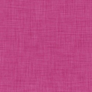 18 Bubble Gum- Linen Texture- Dark- Petal Solids Coordinate- Solid Color- Faux Texture Wallpaper- Magenta- Bright Pink- Valentines Day- Classic Mid Century Modern