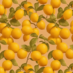 Lemon Tree Vintage Botanical Illustrations -8e63